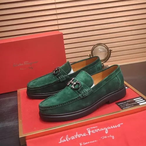 Salvatore Ferragamo Leather Shoes For Men #1347971 $85.00 USD, Wholesale Replica Salvatore Ferragamo Leather Shoes