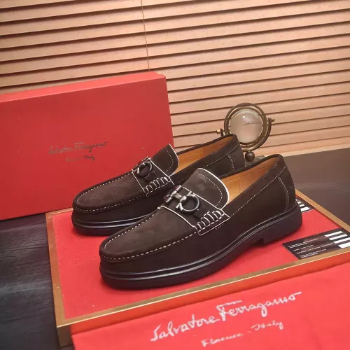 Salvatore Ferragamo Leather Shoes For Men #1347972 $85.00 USD, Wholesale Replica Salvatore Ferragamo Leather Shoes