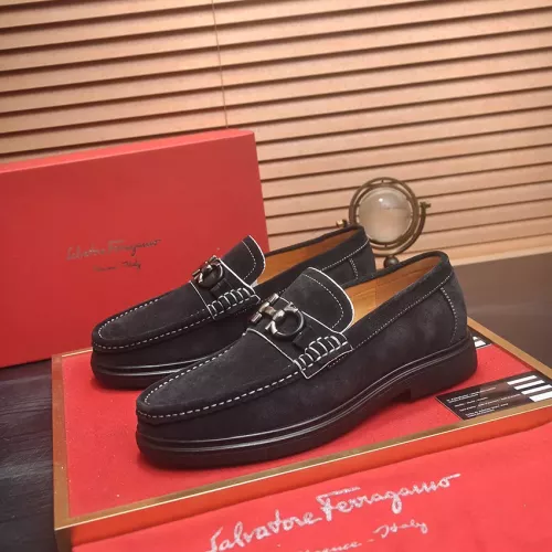 Salvatore Ferragamo Leather Shoes For Men #1347974 $85.00 USD, Wholesale Replica Salvatore Ferragamo Leather Shoes
