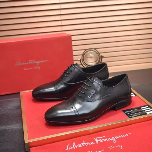 Salvatore Ferragamo Leather Shoes For Men #1347982 $98.00 USD, Wholesale Replica Salvatore Ferragamo Leather Shoes