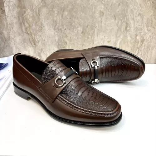 Salvatore Ferragamo Leather Shoes For Men #1347985 $160.00 USD, Wholesale Replica Salvatore Ferragamo Leather Shoes