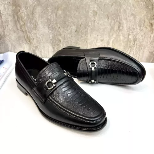 Salvatore Ferragamo Leather Shoes For Men #1347986 $160.00 USD, Wholesale Replica Salvatore Ferragamo Leather Shoes