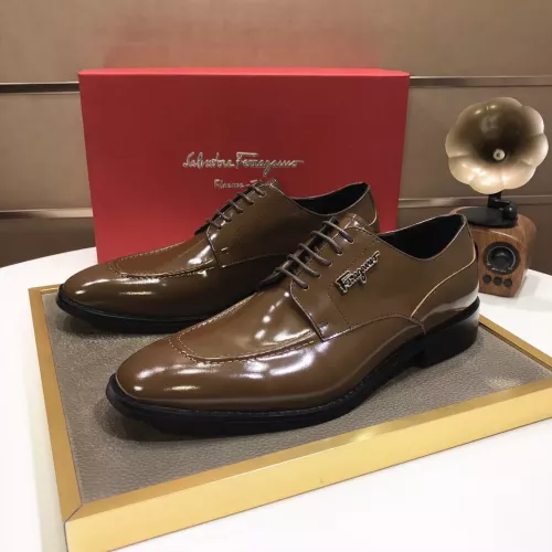 Salvatore Ferragamo Leather Shoes For Men #1348006 $92.00 USD, Wholesale Replica Salvatore Ferragamo Leather Shoes