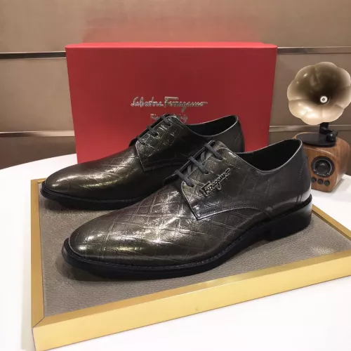 Salvatore Ferragamo Leather Shoes For Men #1348008 $92.00 USD, Wholesale Replica Salvatore Ferragamo Leather Shoes