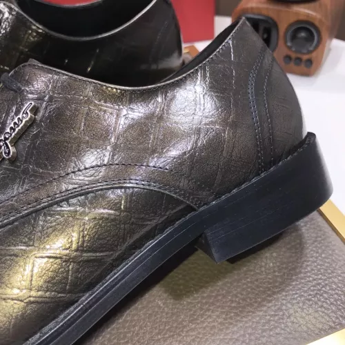 Replica Salvatore Ferragamo Leather Shoes For Men #1348008 $92.00 USD for Wholesale