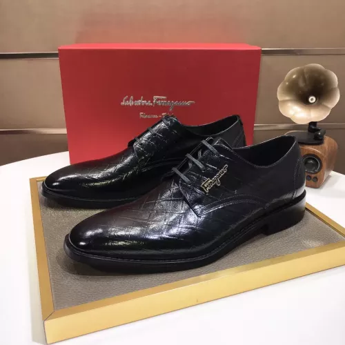 Salvatore Ferragamo Leather Shoes For Men #1348009 $92.00 USD, Wholesale Replica Salvatore Ferragamo Leather Shoes