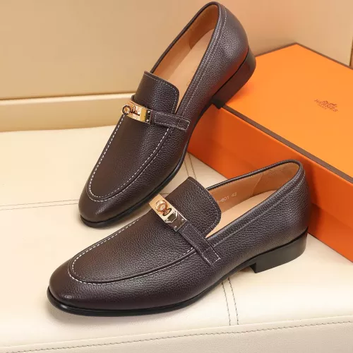 Hermes Leather Shoes For Men #1348020 $85.00 USD, Wholesale Replica Hermes Leather Shoes
