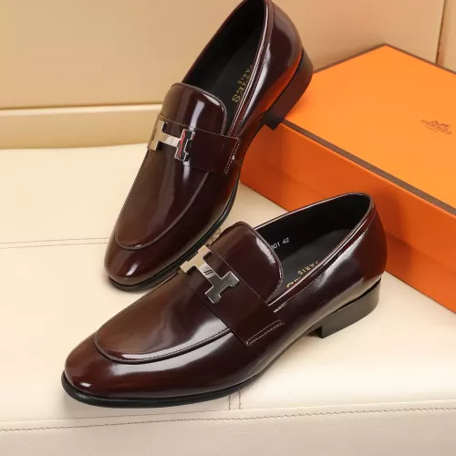 Hermes Leather Shoes For Men #1348028 $88.00 USD, Wholesale Replica Hermes Leather Shoes