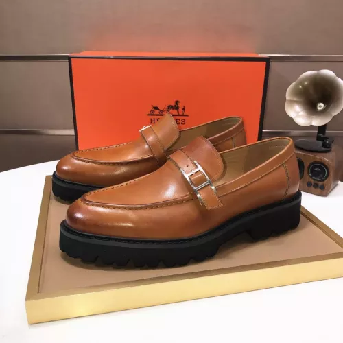 Hermes Leather Shoes For Men #1348049 $102.00 USD, Wholesale Replica Hermes Leather Shoes