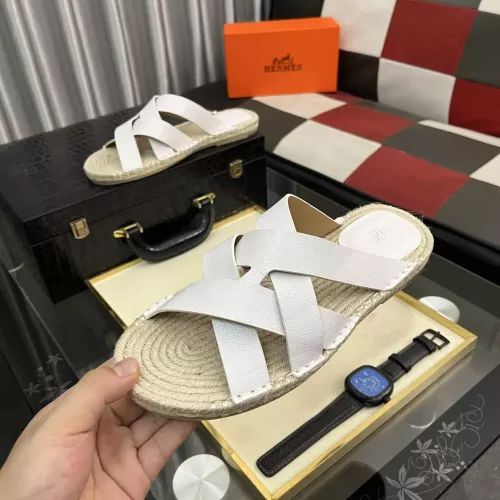 Hermes Slippers For Men #1348347 $64.00 USD, Wholesale Replica Hermes Slippers
