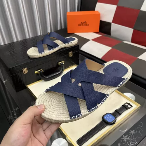 Hermes Slippers For Men #1348353 $64.00 USD, Wholesale Replica Hermes Slippers