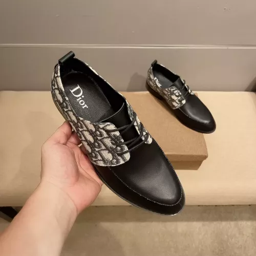Replica Christian Dior Leather Shoes For Men #1348355 $80.00 USD for Wholesale