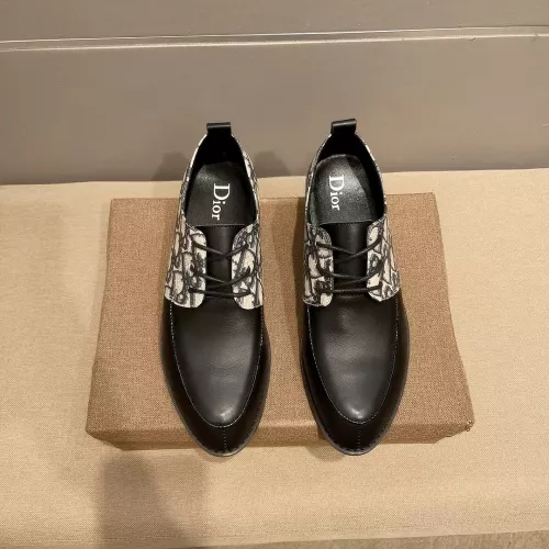 Replica Christian Dior Leather Shoes For Men #1348355 $80.00 USD for Wholesale