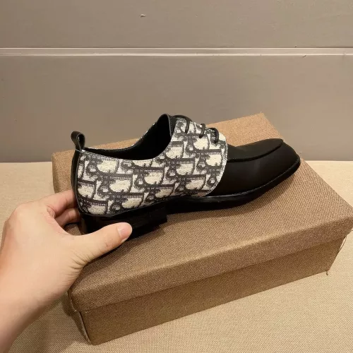 Replica Christian Dior Leather Shoes For Men #1348355 $80.00 USD for Wholesale