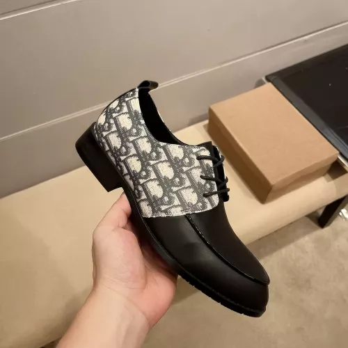 Replica Christian Dior Leather Shoes For Men #1348355 $80.00 USD for Wholesale