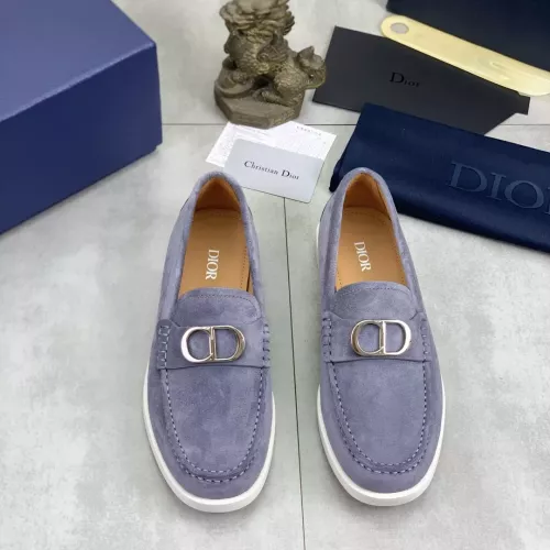 Replica Christian Dior Leather Shoes For Men #1348356 $102.00 USD for Wholesale