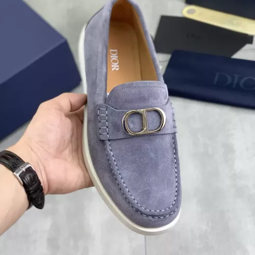 Replica Christian Dior Leather Shoes For Men #1348356 $102.00 USD for Wholesale