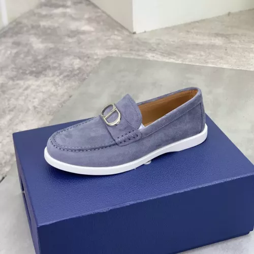 Replica Christian Dior Leather Shoes For Men #1348356 $102.00 USD for Wholesale