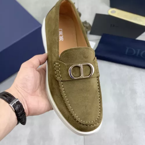 Replica Christian Dior Leather Shoes For Men #1348357 $102.00 USD for Wholesale