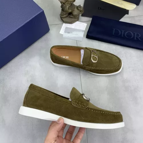 Replica Christian Dior Leather Shoes For Men #1348357 $102.00 USD for Wholesale