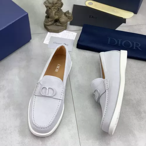 Christian Dior Leather Shoes For Men #1348358 $102.00 USD, Wholesale Replica Christian Dior Leather Shoes