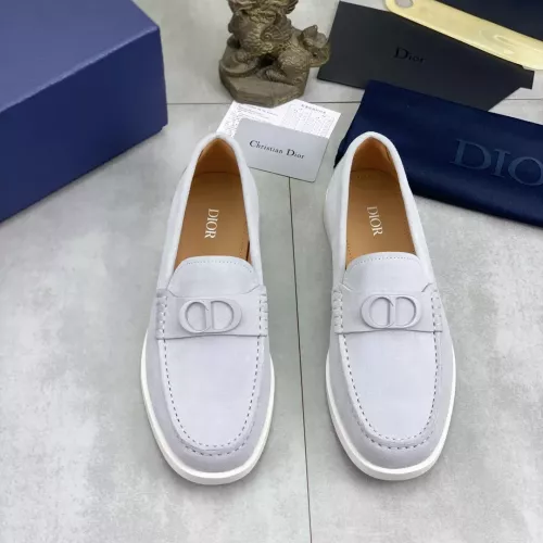 Replica Christian Dior Leather Shoes For Men #1348358 $102.00 USD for Wholesale