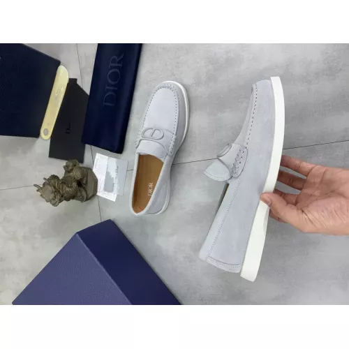 Replica Christian Dior Leather Shoes For Men #1348358 $102.00 USD for Wholesale