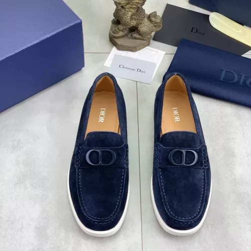 Replica Christian Dior Leather Shoes For Men #1348360 $102.00 USD for Wholesale