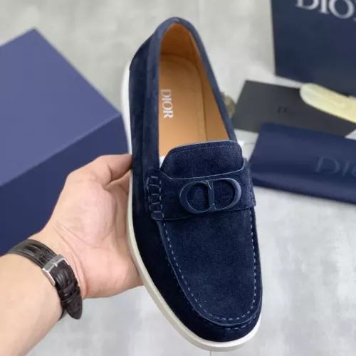 Replica Christian Dior Leather Shoes For Men #1348360 $102.00 USD for Wholesale