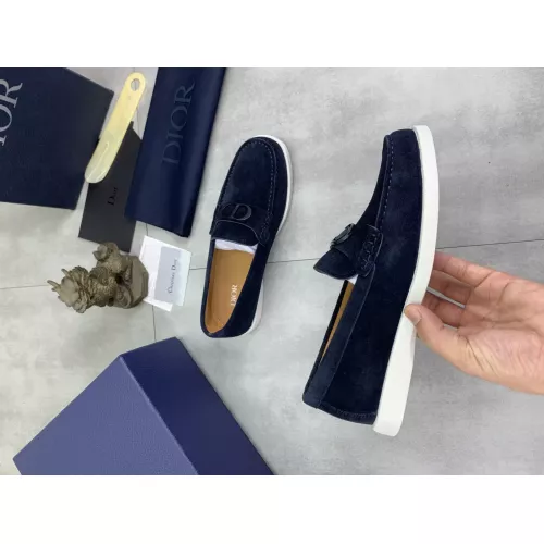 Replica Christian Dior Leather Shoes For Men #1348360 $102.00 USD for Wholesale