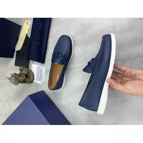Replica Christian Dior Leather Shoes For Men #1348362 $102.00 USD for Wholesale