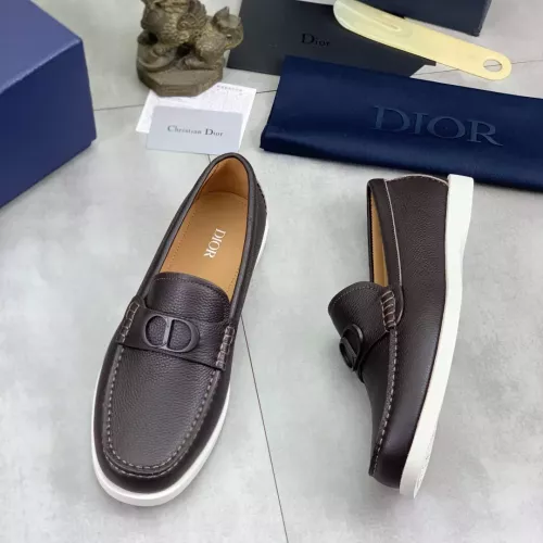 Christian Dior Leather Shoes For Men #1348363 $102.00 USD, Wholesale Replica Christian Dior Leather Shoes