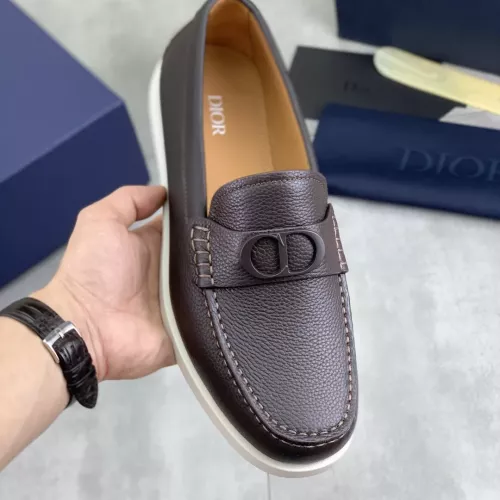 Replica Christian Dior Leather Shoes For Men #1348363 $102.00 USD for Wholesale