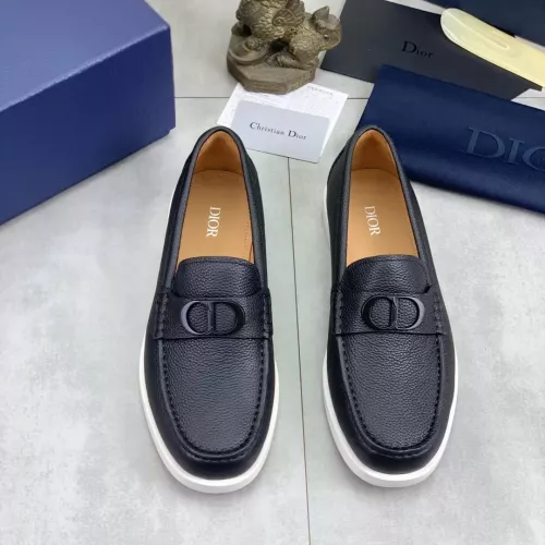 Replica Christian Dior Leather Shoes For Men #1348364 $102.00 USD for Wholesale