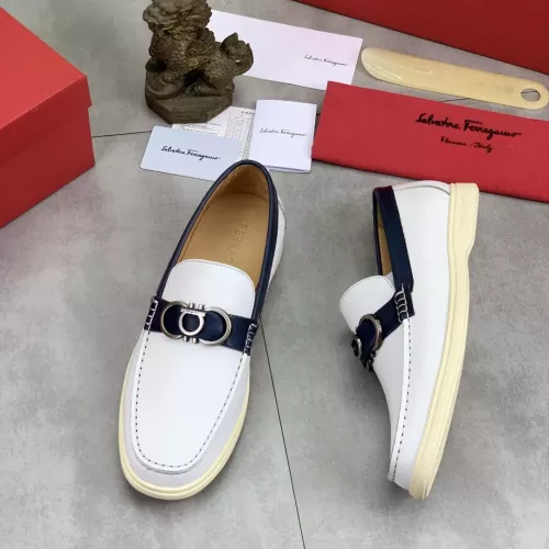 Salvatore Ferragamo Leather Shoes For Men #1348365 $105.00 USD, Wholesale Replica Salvatore Ferragamo Leather Shoes