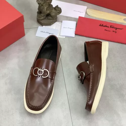 Salvatore Ferragamo Leather Shoes For Men #1348367 $105.00 USD, Wholesale Replica Salvatore Ferragamo Leather Shoes