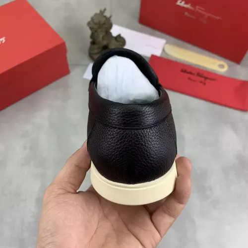 Replica Salvatore Ferragamo Leather Shoes For Men #1348368 $105.00 USD for Wholesale