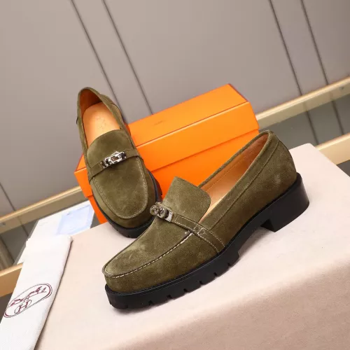Hermes Leather Shoes For Men #1348369 $85.00 USD, Wholesale Replica Hermes Leather Shoes
