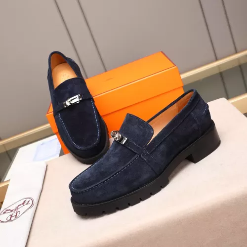 Hermes Leather Shoes For Men #1348372 $85.00 USD, Wholesale Replica Hermes Leather Shoes