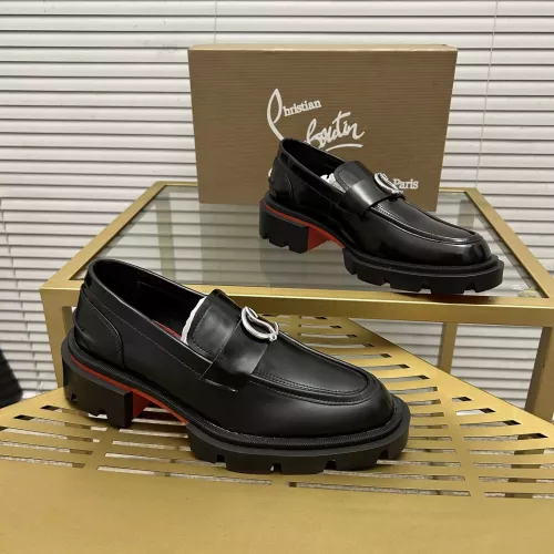 Christian Louboutin Leather Shoes For Men #1348380 $115.00 USD, Wholesale Replica Christian Louboutin Leather Shoes