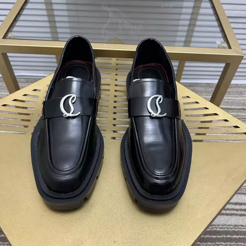 Replica Christian Louboutin Leather Shoes For Men #1348380 $115.00 USD for Wholesale