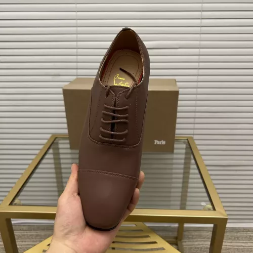 Replica Christian Louboutin Leather Shoes For Men #1348384 $92.00 USD for Wholesale