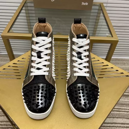 Replica Christian Louboutin High Top Shoes For Men #1348431 $98.00 USD for Wholesale