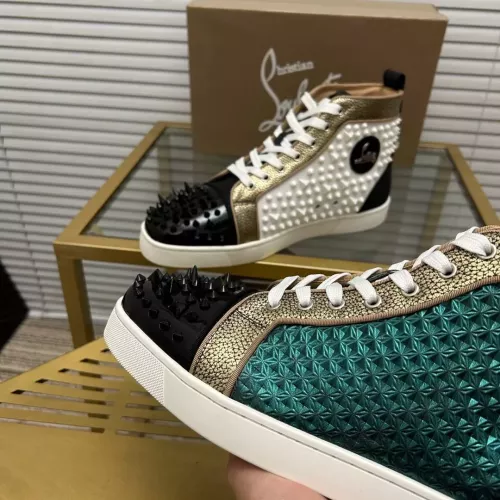Replica Christian Louboutin High Top Shoes For Men #1348431 $98.00 USD for Wholesale