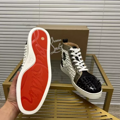 Replica Christian Louboutin High Top Shoes For Men #1348431 $98.00 USD for Wholesale