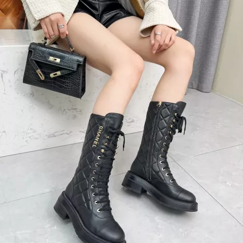 Replica Chanel Boots For Women #1348486 $140.00 USD for Wholesale