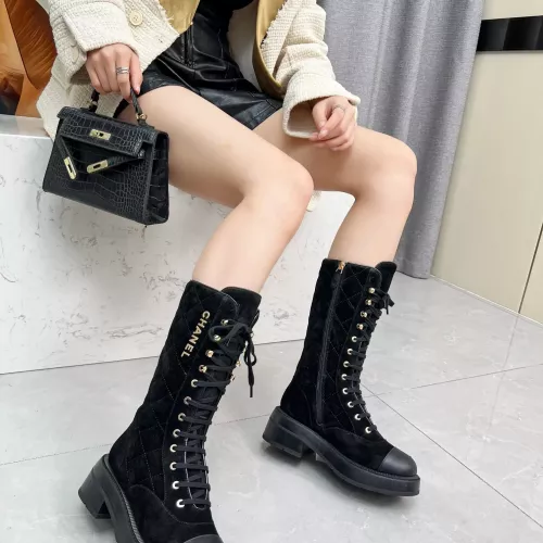Replica Chanel Boots For Women #1348487 $140.00 USD for Wholesale