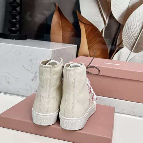 Replica MIU MIU High Tops Shoes For Women #1348500 $96.00 USD for Wholesale