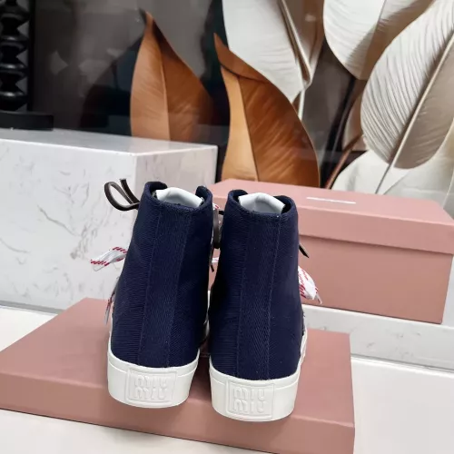 Replica MIU MIU High Tops Shoes For Women #1348502 $96.00 USD for Wholesale