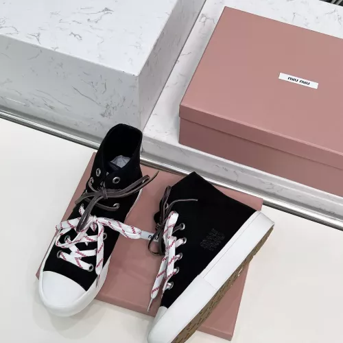 Replica MIU MIU High Tops Shoes For Women #1348503 $96.00 USD for Wholesale
